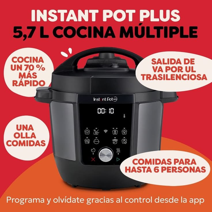 Instant Pot Plus olla multicocción 9 en 1 de 5,7L